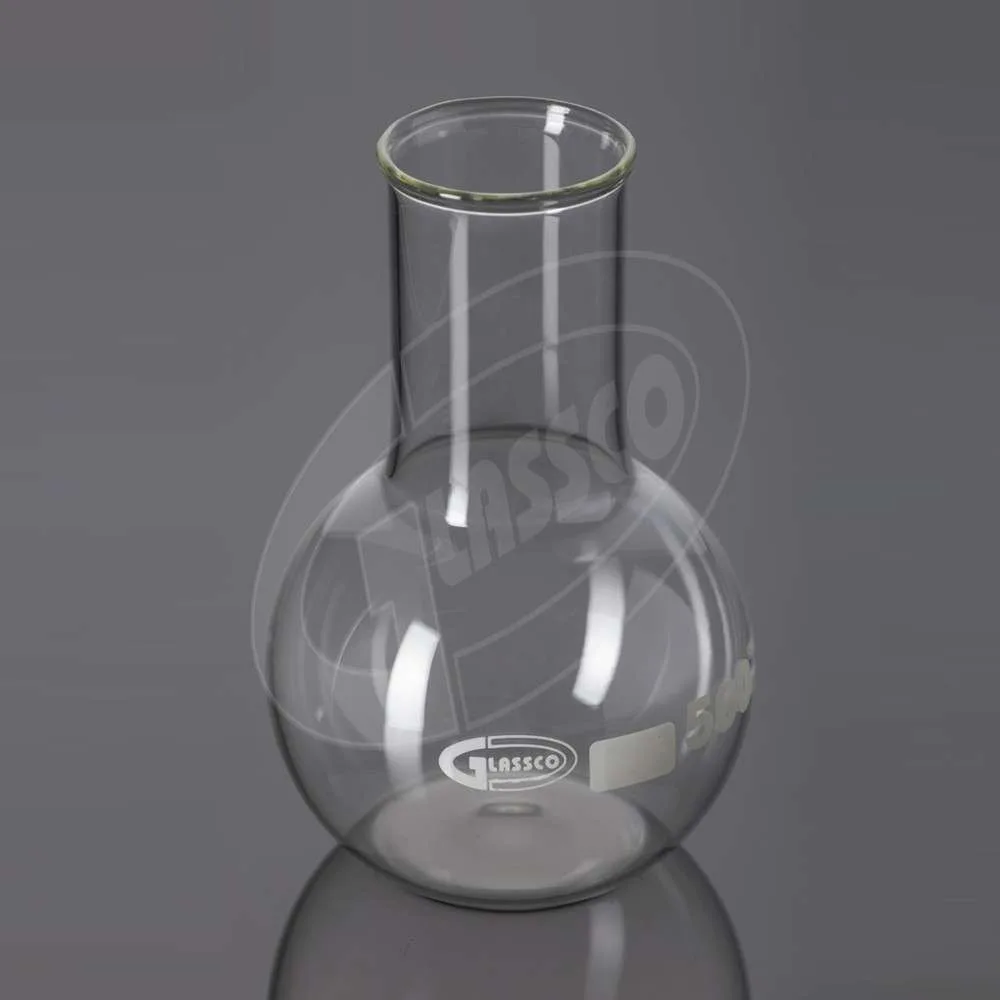 Order Now Boro 3.3 Flat Bottom Flask, Wide Neck 50,100,250,500,1000ml