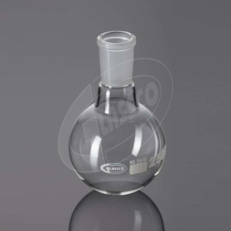 Buy Glassco Boro 33 Round Bottom Flask Single Neck With Joint Astm