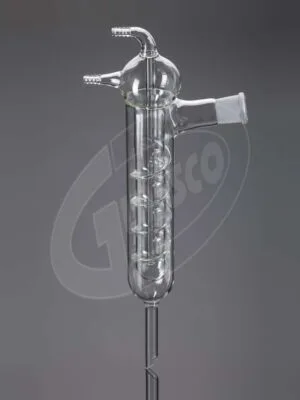 Buy Now 3.3 Boro Glass 330 mm Drip Tip Friedrichs Condenser with Interchangeable Inner & Outer Joint