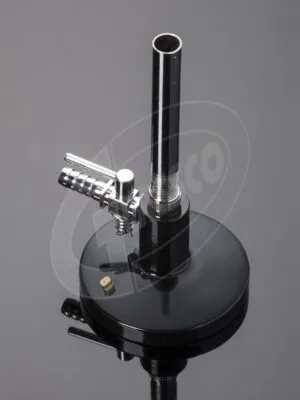 Order Bunsen Burner, Black Painted with Stopcock