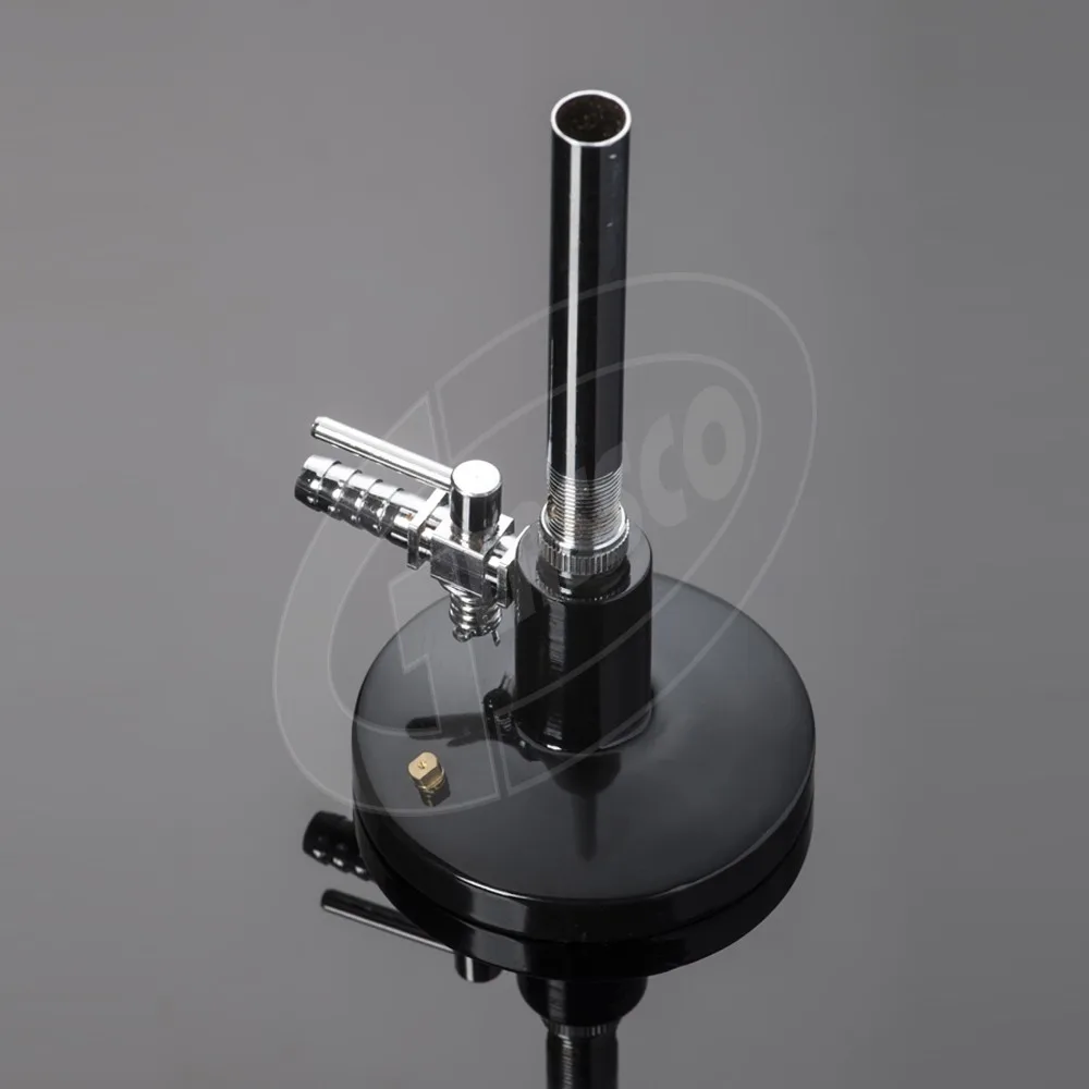 Order Bunsen Burner, Black Painted with Stopcock