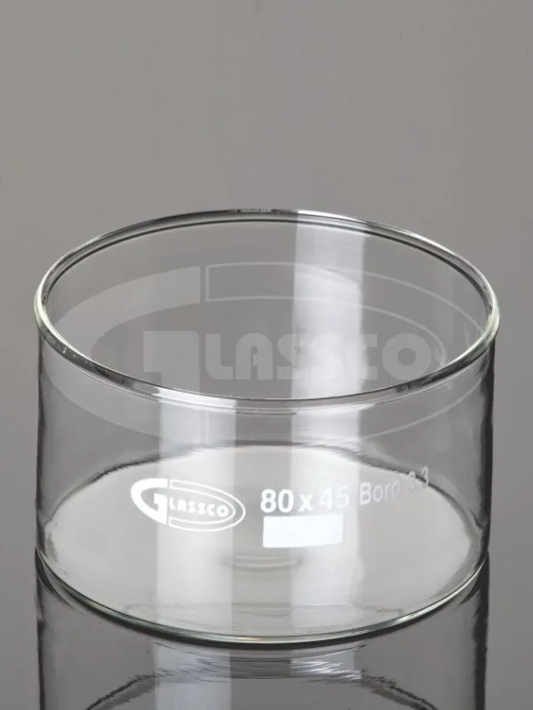 3.3 Boro Glass Crystallizing Dishes Without Spout