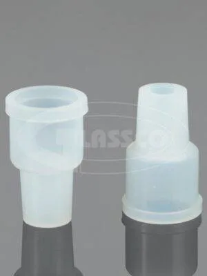 Turnover flange septa For Socket: Serrated in Silicon Rubber