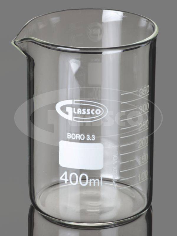 25ml Low Form Beaker Chemistry Laboratory Borosilicate Glass