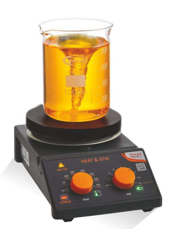 Magnetic Stirrer with Hotplate, SS Steel Top - Analog - in India at Best