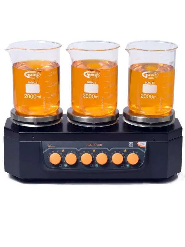 Buy Now High Quality 3 Station Magnetic Stirrer With Hotplate