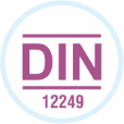 Complies with DIN 12249