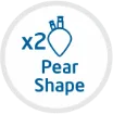 Pear Shape with two neck