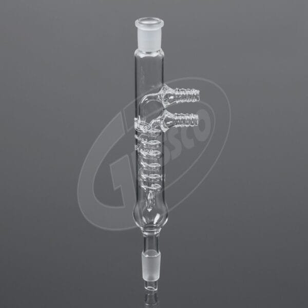 Buy Now Borosilicate, Glass Coil Reflux Condenser, Overall Height-205,365mm