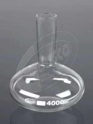 3.3 Boro Clear glass Haffkine Culture Flask, Suitable for Polenske Apparatus 3000,4000ml