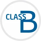 Class B volumetric glassware have lesser accuracy with almost double the tolerance as compare to Class A volumetric glassware.