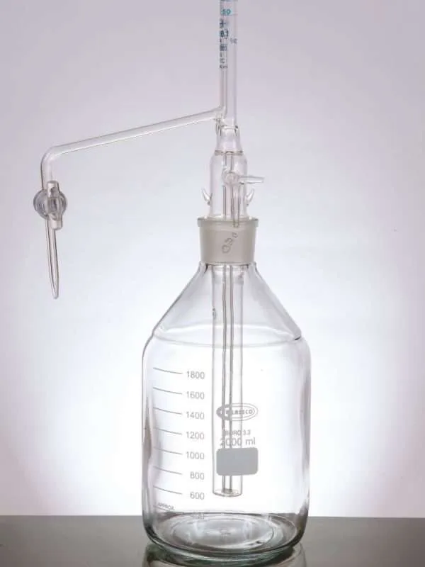 automatic burette zero with glass stopcock