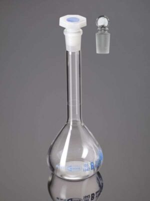 Flasks, Volumetric, Clear Glass, Class B, Penny Head glass & PP Stopper, DIN ISO 1042 128.576.00