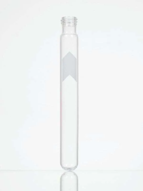 Disposable Glassware Culture Tube with Screw Cap Finish - Boro Glass 5.1 23283.800