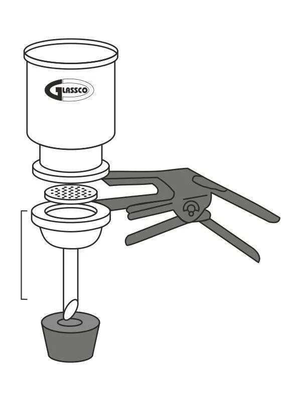 Glass Filter Holders For 47 mm Disc Filters 262.202.01