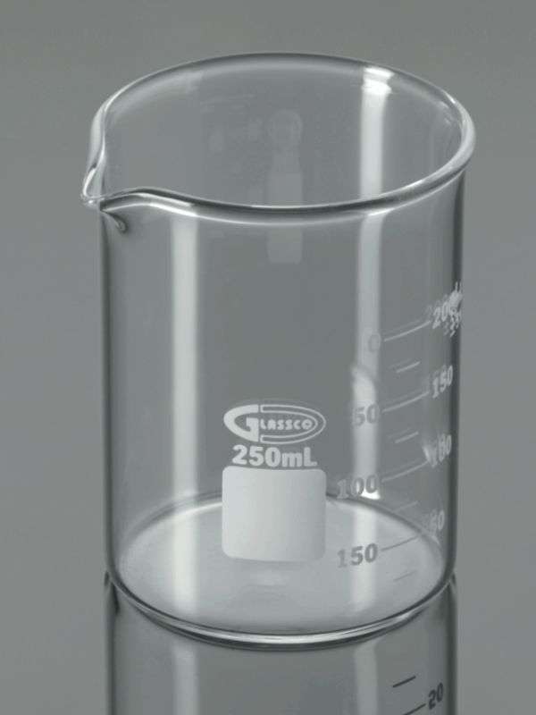 Beaker, Low Form, with Double Capacity Scale 229.402.02