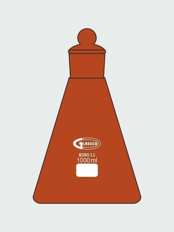 Flask, Erlenmeyer, Conical, Narrow Mouth 076.502.01
