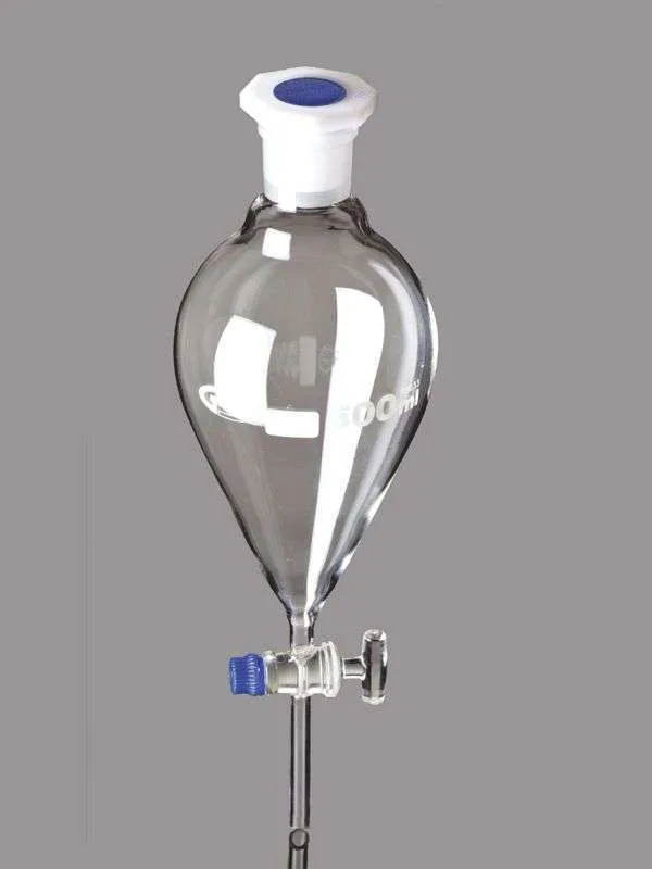 Funnel, Separating, Pear (ISO Shape), With Glass Stopcock 150.202.02