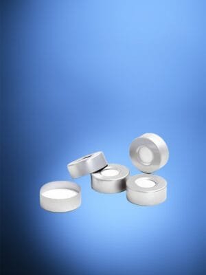 HPLC Vials Septa, Crimp Top, Aluminium