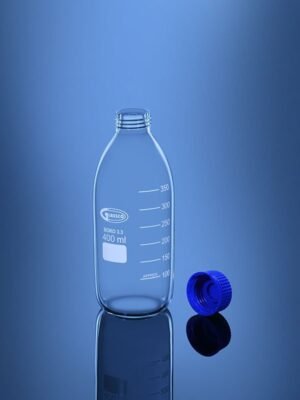 Milk Type Glass Reagent Bottle with Crimp Neck